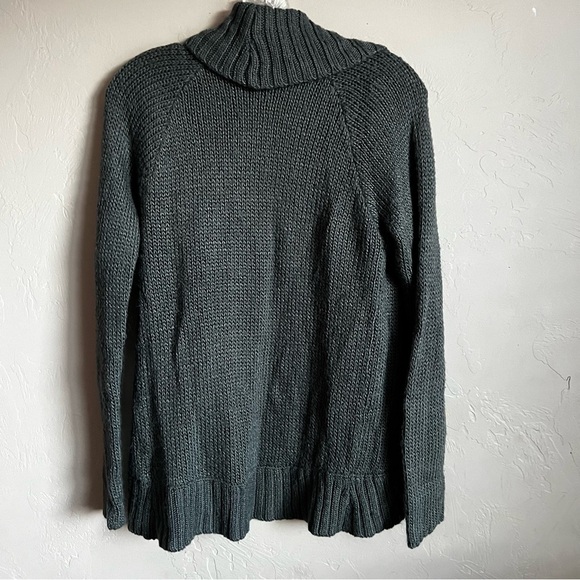 Silence & Noise Green Chunky Knit Cardigan - Picture 5 of 5